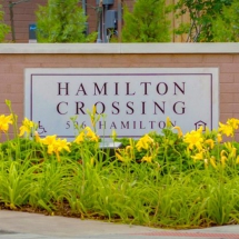 Road Sign Hamilton Crossing Road Sign