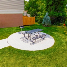 Bench and Grill Area Bench and Grill Area